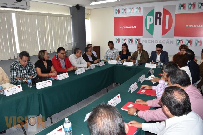 PRI Michoacán nombra a nuevos Secretarios Regionales y Delegados políticos
