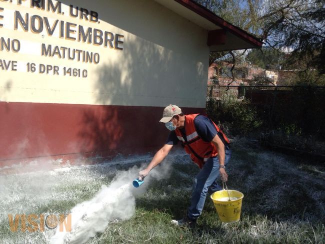 Fueron clorados 169 mil litros de agua para uso y consumo humano en Tangancícuaro