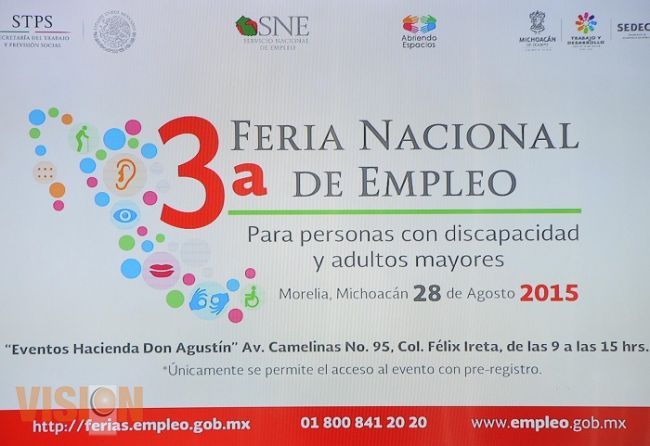 Próximo viernes, la 3ra Feria del Empleo para personas con discapacidad y adultos mayores