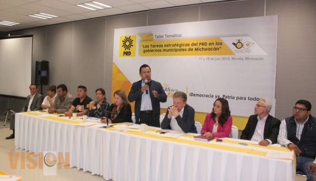 PRD inaugura mañana Foro de planeación, administración pública y rendición de cuentas