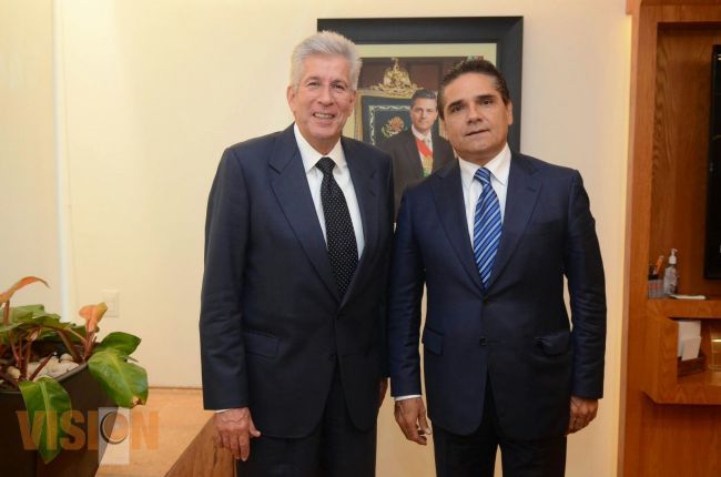 Revisan secretario de la SCT y Silvano Aureoles proyectos de infraestructura para Michoacán