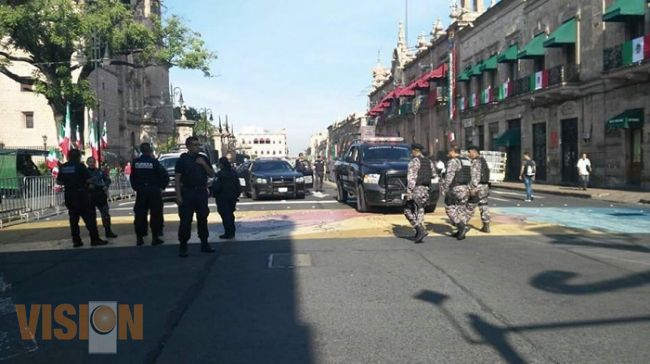 Prevén puntos de revisión y vías alternas tras protesta de nueva administración
