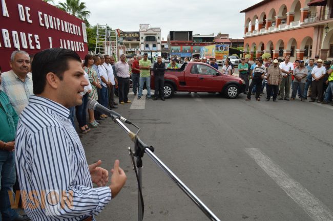 Servicios municipales recibe herramienta y maquinaria en Apatzingán 