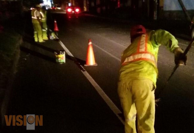 Concluyen borrado de ciclovías en Boulevard García de León y en Avenida J. Múgica