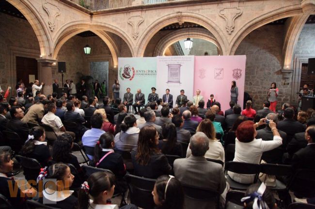 Autoridades conmemoran el 187 Aniversario del Cambio de nombre de Valladolid a Morelia