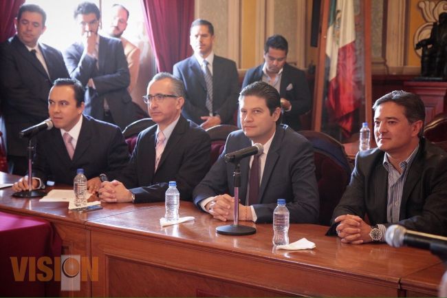 Recibe Ayuntamiento de Morelia acta de entrega-recepción de la Administración Municipal  