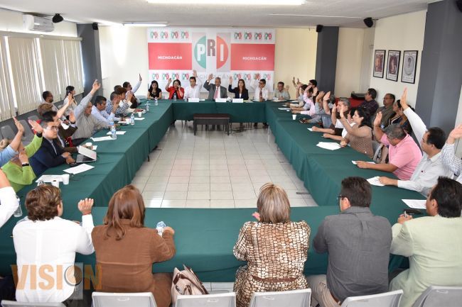 PRI aprueban métodos de elección de candidatos para distrito de Hidalgo y Sahuayo 