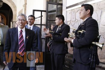 Unidos en defensa de la educación, el rector de la UNAM y Salvador Jara