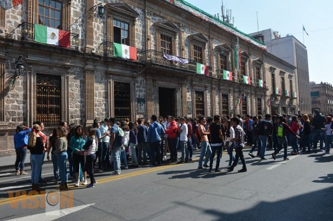Trabajan por lograr una cultura de protección civil en Colegio de San Nicolás