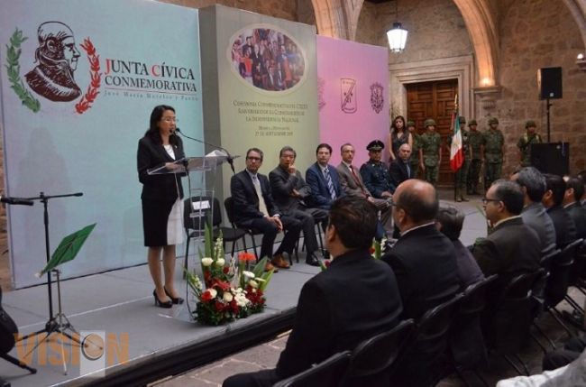 Ayuntamiento de Morelia celebra el 194 Aniversario de la Consumación de la Independencia