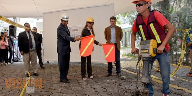 Inicia obra nuevo edificio en la Facultad de Enfermería de la UMSNH