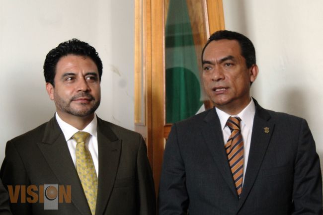 Entrega Adrián López Solís nombramiento como Subsecretario de Gobernación a Armando Hurtado Arévalo