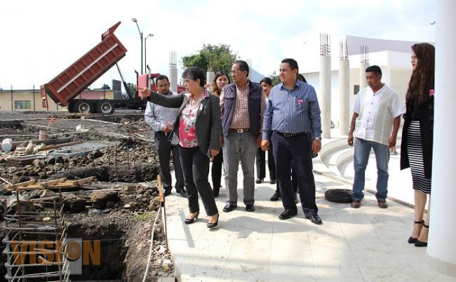 Víctor Manríquez supervisa construcción del Cedeco ampliación Rubén Jaramillo