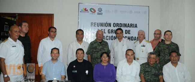 Grupo de Coordinación Michoacán sesiona en Lázaro Cárdenas