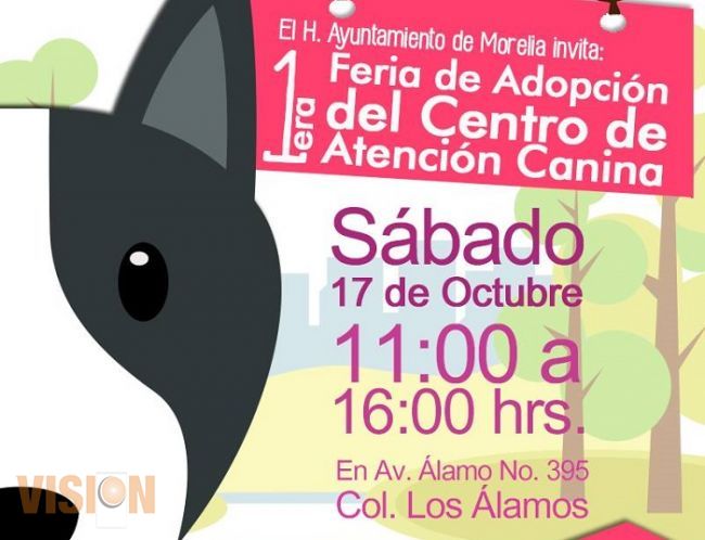 Realizará Centro de Control Canino de Morelia  campaña de adopción