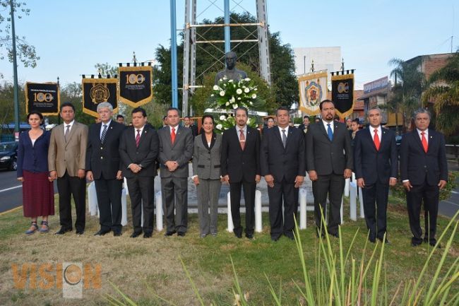 Honran al fundador de la UMSNH, Pascual Ortiz Rubio