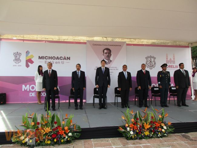 Presente la UMSNH en el XLV Aniversario Luctuoso del General Lázaro Cárdenas del Río