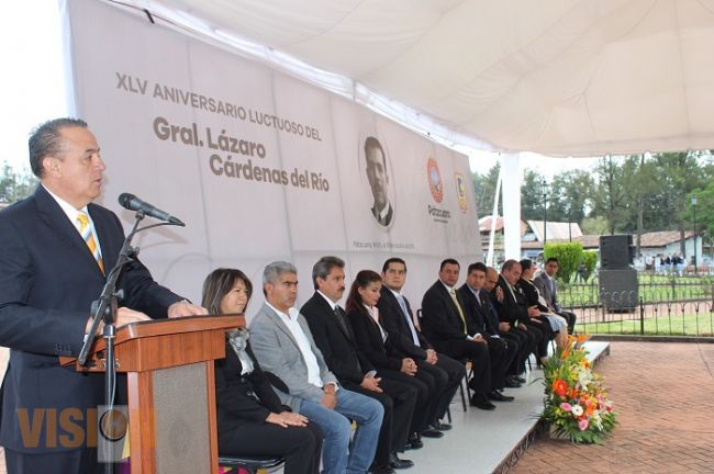 Convoca Sigala a reunificar el país con base  a los principios del General Cárdenas