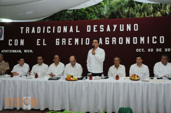 Tendrá el Valle de Apatzingán más presupuesto para el campo: Silvano Aureoles