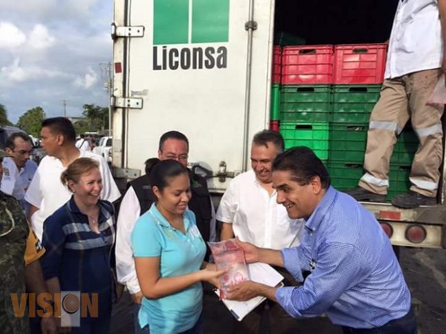 Coordina Gobernador apoyos con Liconsa para atender a los municipios de la Costa
