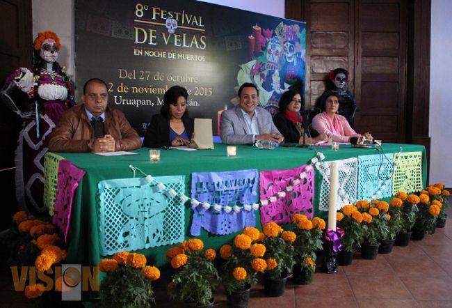 Presentan el 8vo Festival de las Velas en Uruapan