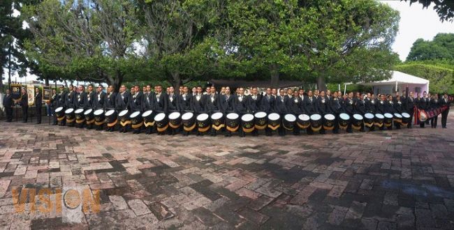 Ya es pentacampeona la Banda de Guerra de la UMSNH