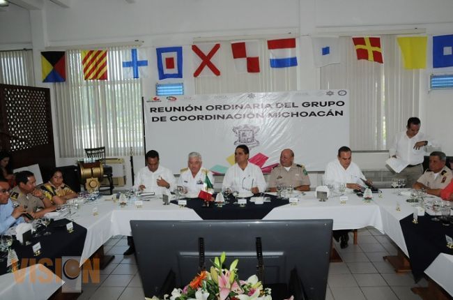 Grupo de Coordinación Michoacán revisa estrategias de seguridad en la región Costa