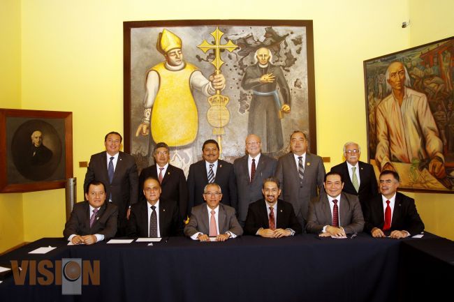 Abordan rectores del CUMex tema sobre mejora presupuestal con Salvador Jara