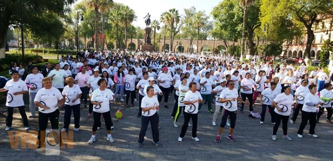Cecufid activa a 9 mil michoacanos en el marco del Día Mundial contra la Obesidad