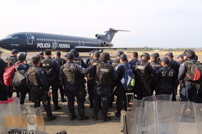 Arriban al estado 5 mil elementos de Policía Federal, resguardarán Evaluación Docente 