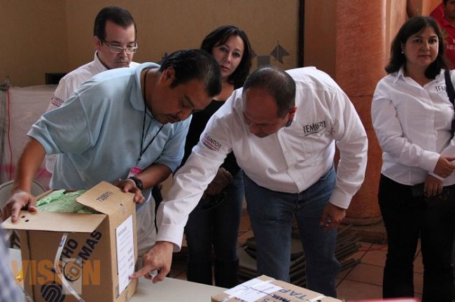 Entregó IEM material electoral a órganos desconcentrados de Sahuayo e Hidalgo