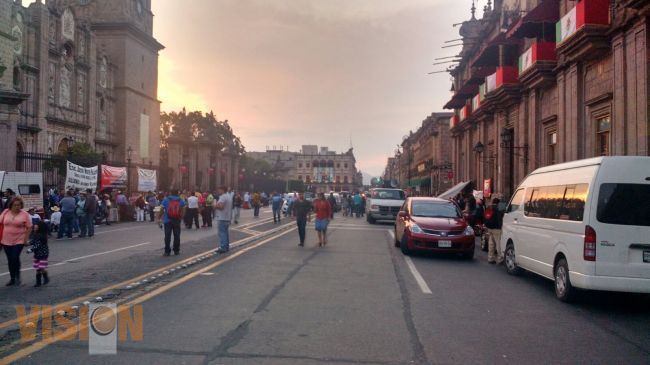 Policía Federal reporta saldo blanco tras jornada de manifestaciones en la ciudad de Morelia