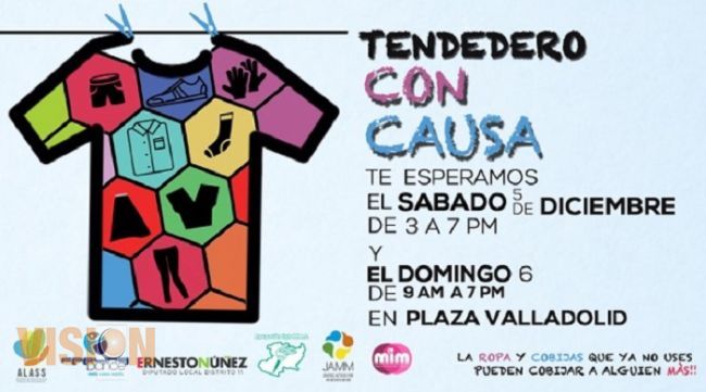 Tendedero con Causa, busca dar abrigo a quien más lo necesita: Ernesto Núñez