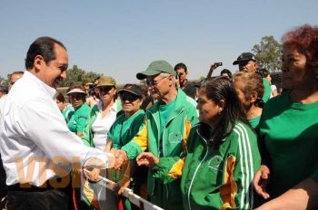 Inauguró Leonel Godoy Rangel, la rehabilitación de la pista de atletismo Camilo Velázquez Díaz