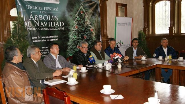 Michoacán impulsará plantaciones forestales comerciales de árboles de navidad: Cofom 
