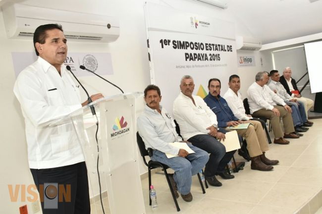 Que Michoacán sea líder nacional y mundial en producción de papaya, el reto: Silvano Aureoles 