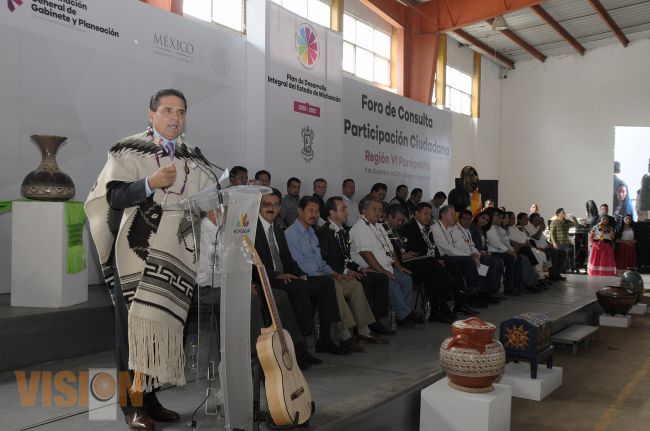 Ya no vamos a postergar el desarrollo de Michoacán: Silvano Aureoles  