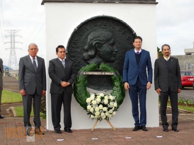 Ayuntamiento de Morelia, rinde homenaje a doña Amalia Solórzano de Cárdenas