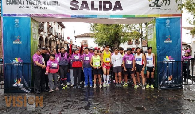 Pátzcuaro y Tacámbaro se suman al proyecto “Camina, Trota, Corre por Michoacán 2015” 