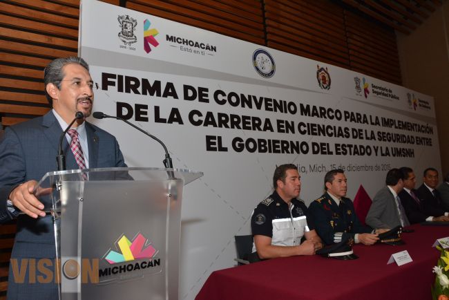 Trabajar por la seguridad pública, una gran oportunidad para la UMSNH: MSG