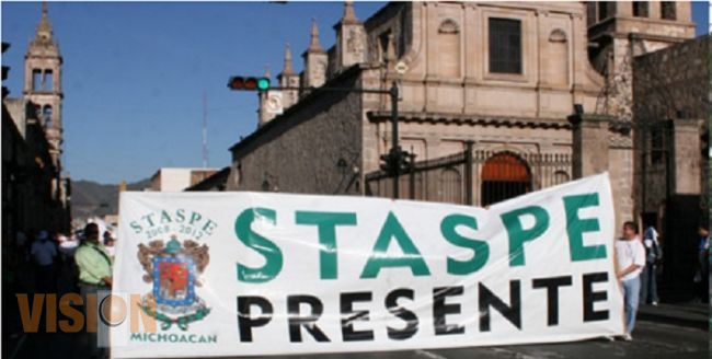 Paralizarán todo gobierno empleados del Staspe 