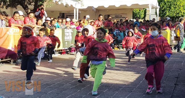  “Camina, Trota, Corre por Michoacán 2015” fue recibido con gran júbilo en Ixtlán