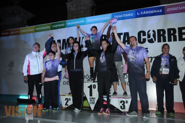 “Camina, Trota, Corre por Michoacán 2015” supera expectativas; logra más de 25 mil participantes 