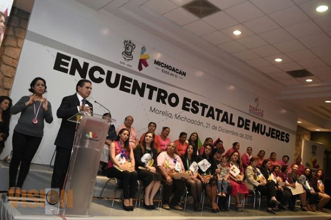 Construimos una ruta que dé certidumbre a las mujeres en Michoacán: Silvano Aureoles