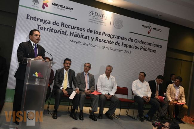 Al igual que en la Cedrera, en Uruapan, vamos a recuperar todos los espacios de uso común: SAC 