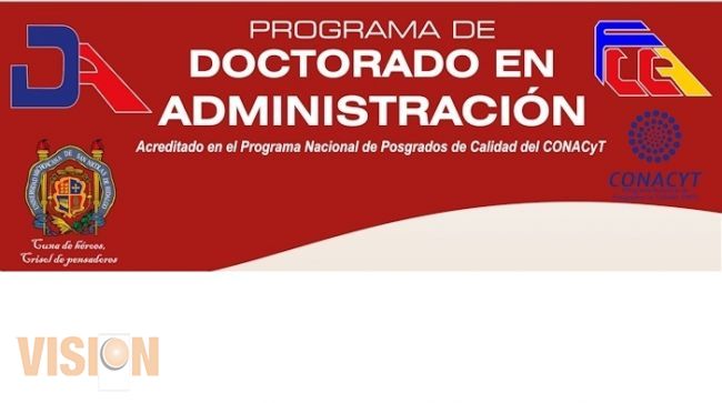 15 de enero, fecha límite para entrega de documentos al Doctorado en Administración 