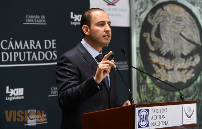 Pierde Michoacán 490 mdp destinados para la seguridad en Michoacán, indignante: Marko Cortés 
