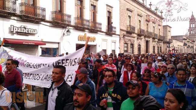 Hoy megamarcha en la capital michoacana