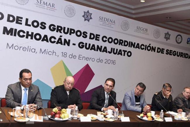Coordinan acciones de seguridad entre Michoacán y Guanajuato