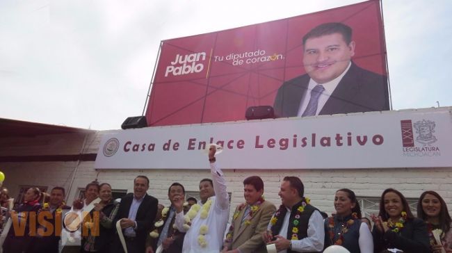 Juan Pablo inaugura su Casa de Enlace Legislativo en Zacapu